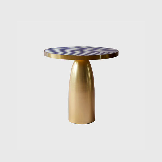 Inky Dhow Lustre Side Table