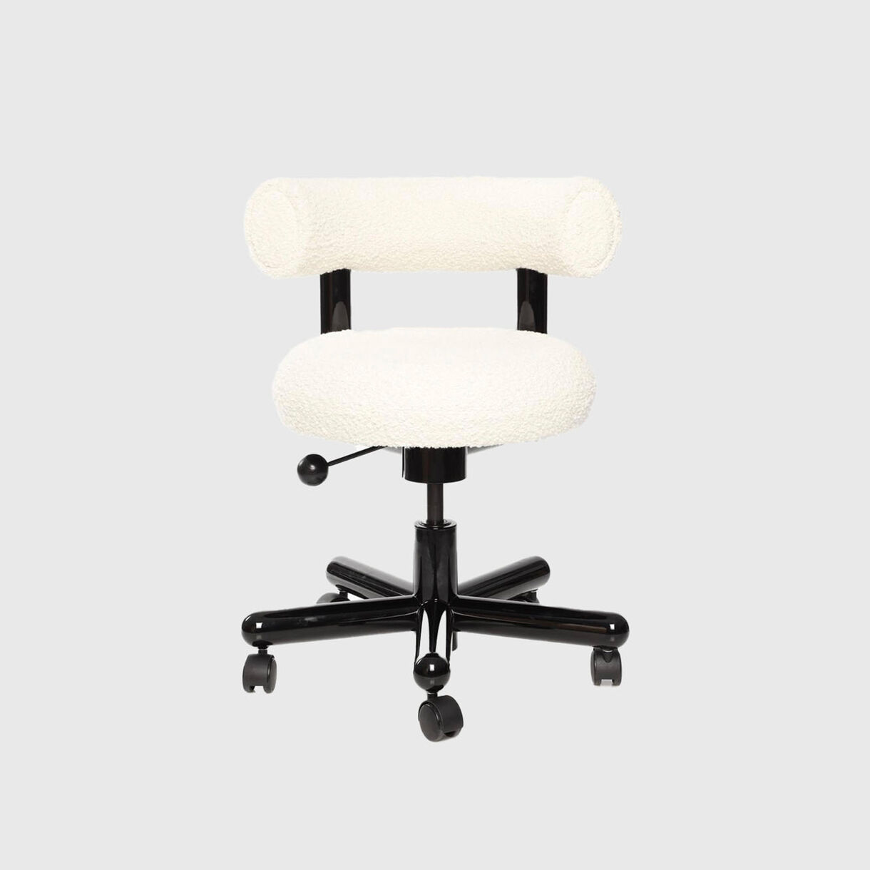 Fat Work Chair, Elle 200 on Black Base Castors