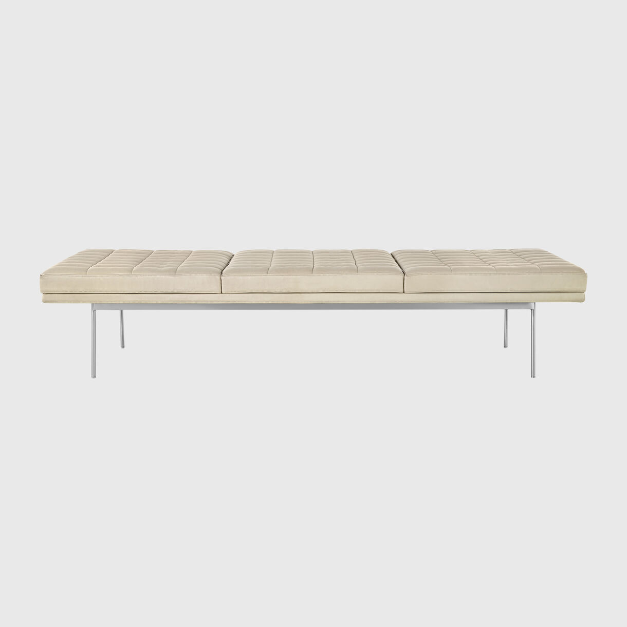 Tuxedo Component Lounge Bench, 3 Cushion, Leather