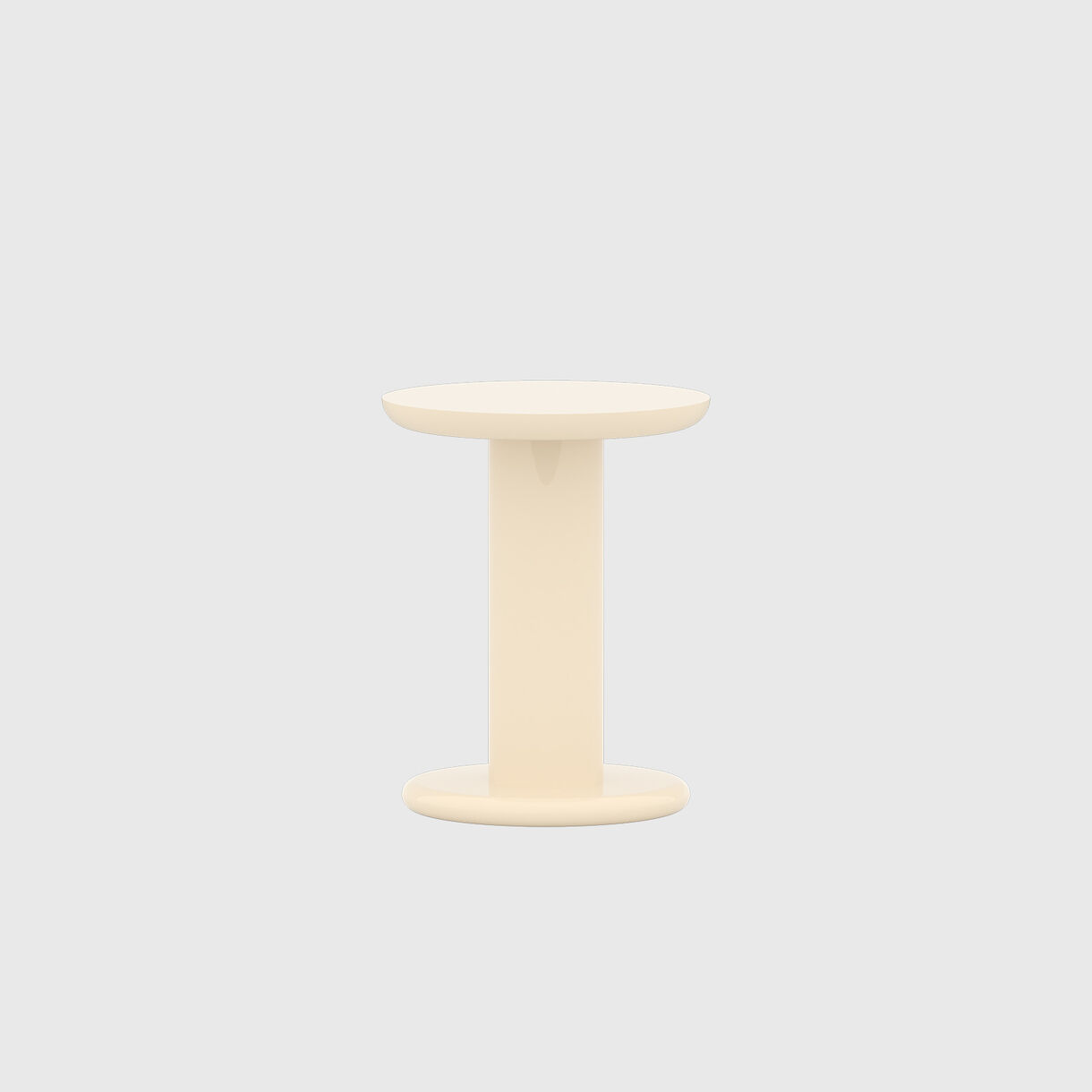 Eclipso Side Table, Beige