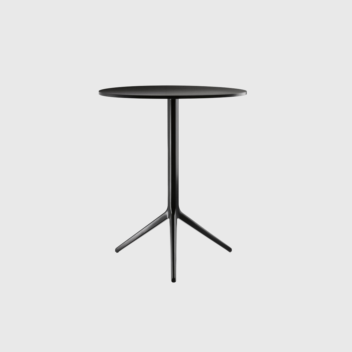 Central Cafe Table, Round, Black