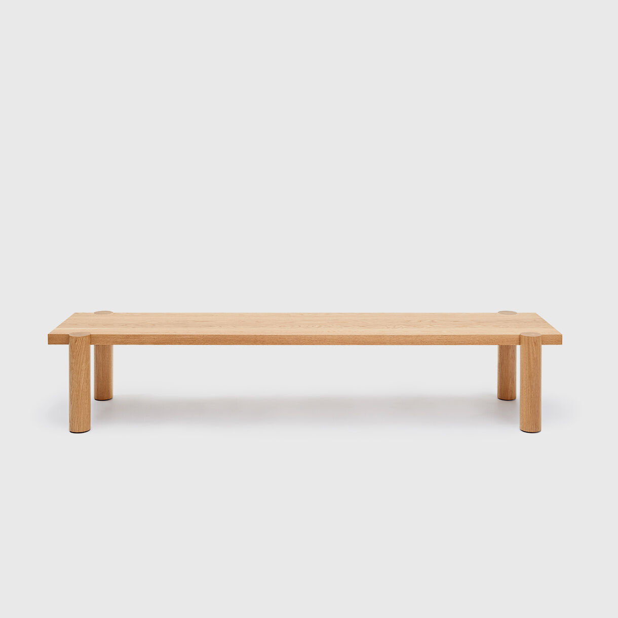 Breadstick Gallery Bench, American Oak