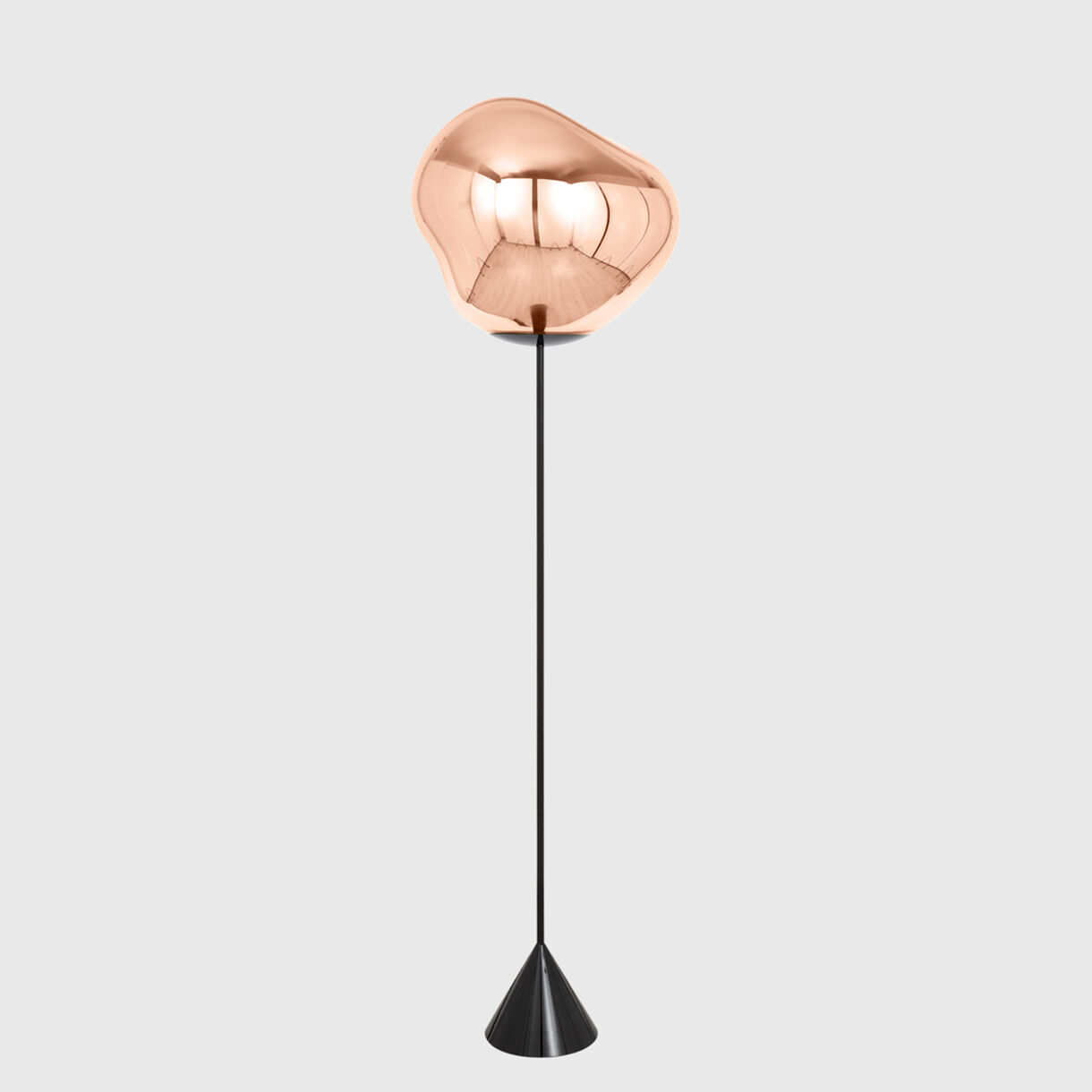 Melt Cone Slim Floor Lamp, Copper