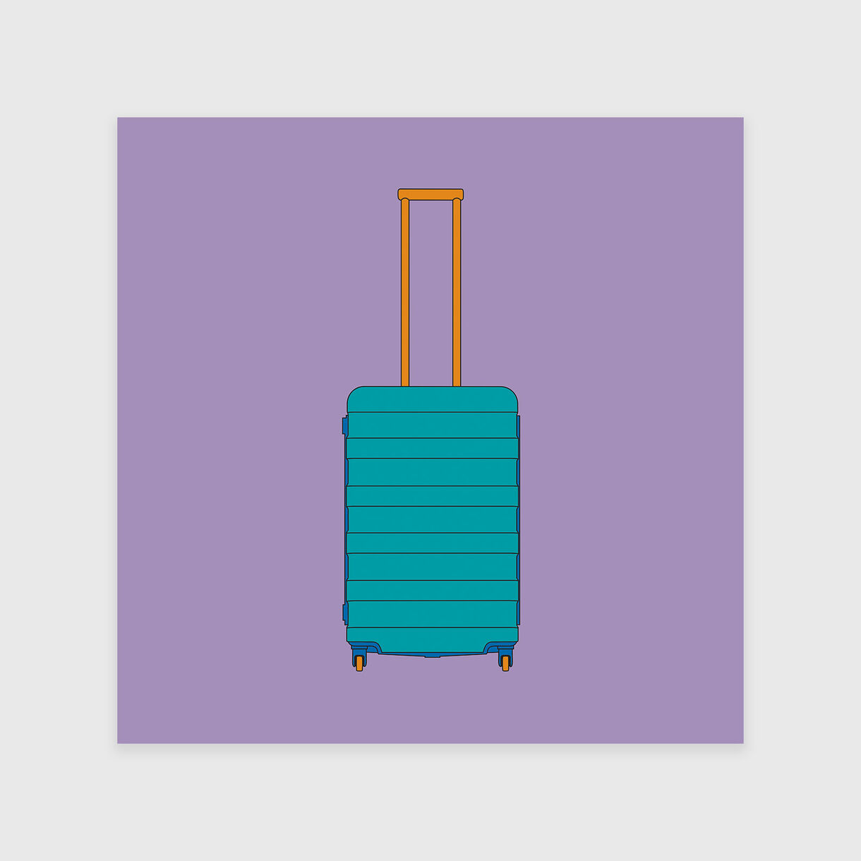 4 Wheel Suitcase, Michael Craig-Martin