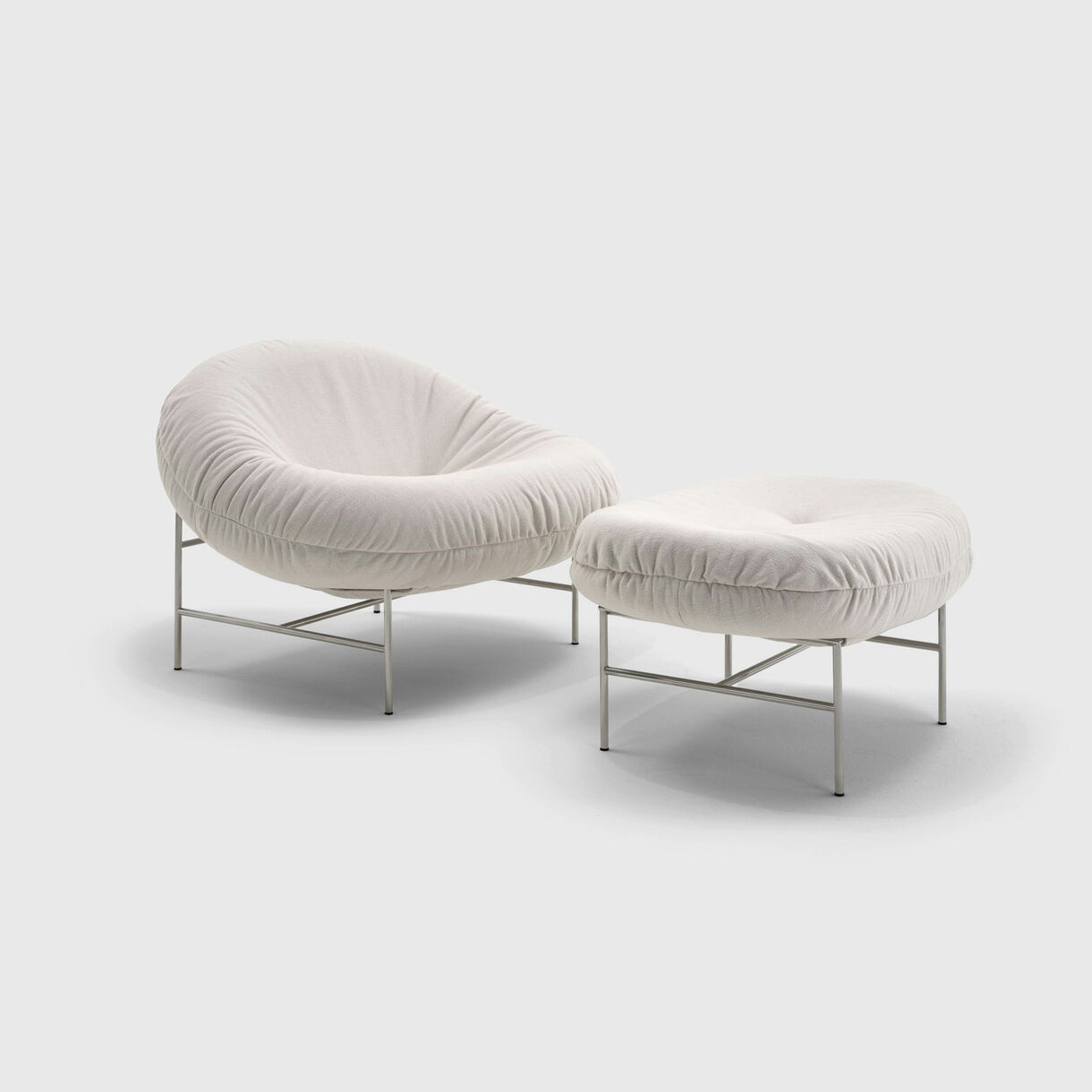 Perron Bun Lounge Chair and Ottoman