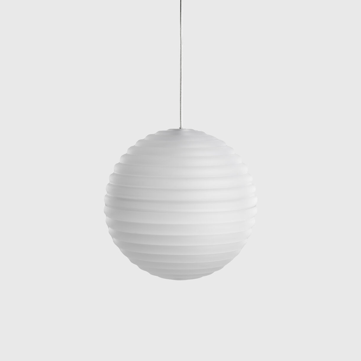 Press Frosted Sphere Pendant, Medium
