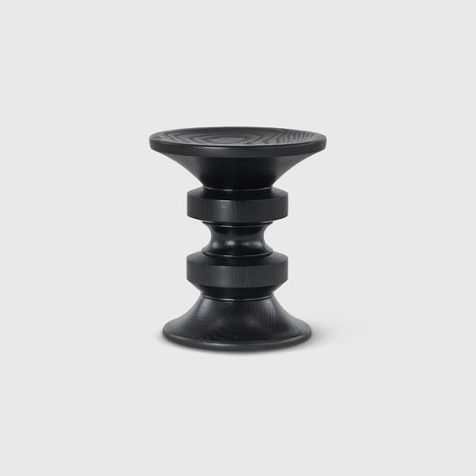 Eames&reg; Turned Stool, Ebony