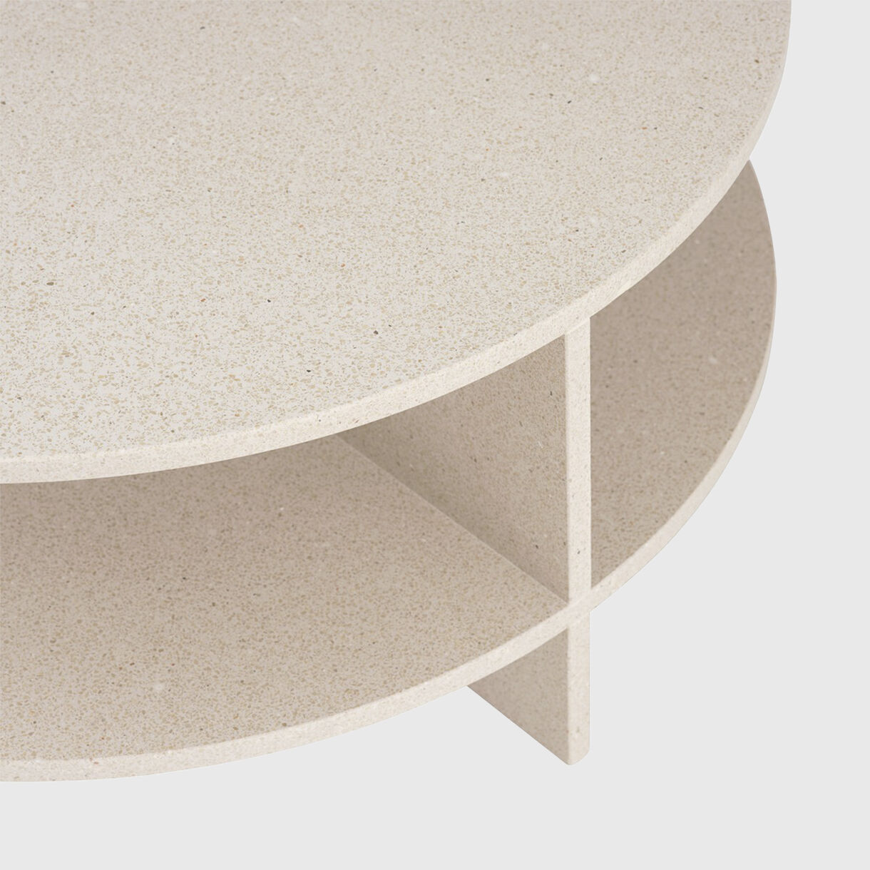 Halves Coffee Table, Light Taupe