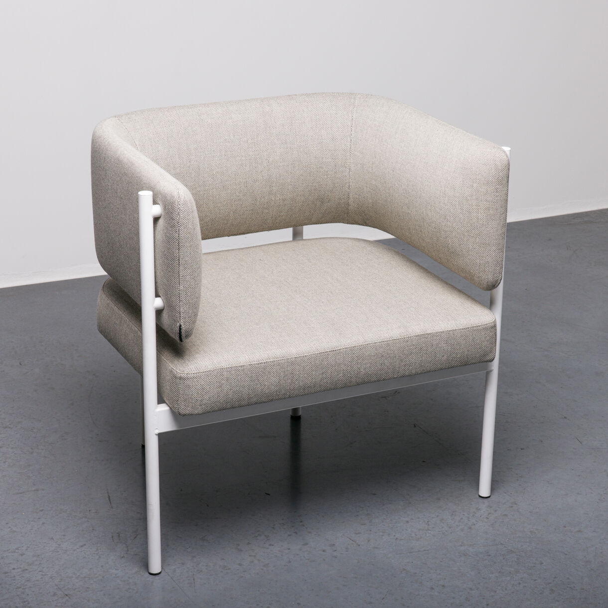 Crescent Armchair, White