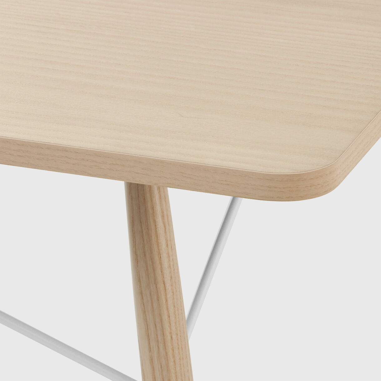 Eames Coffee Table, White Ash & White