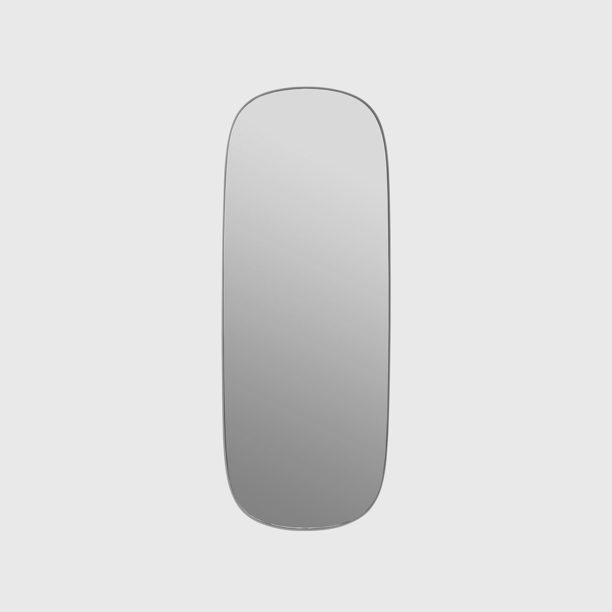 Framed Mirror Large, Grey