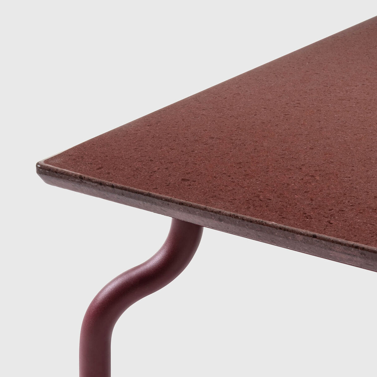 South Coffee Table, Red Lava Stone