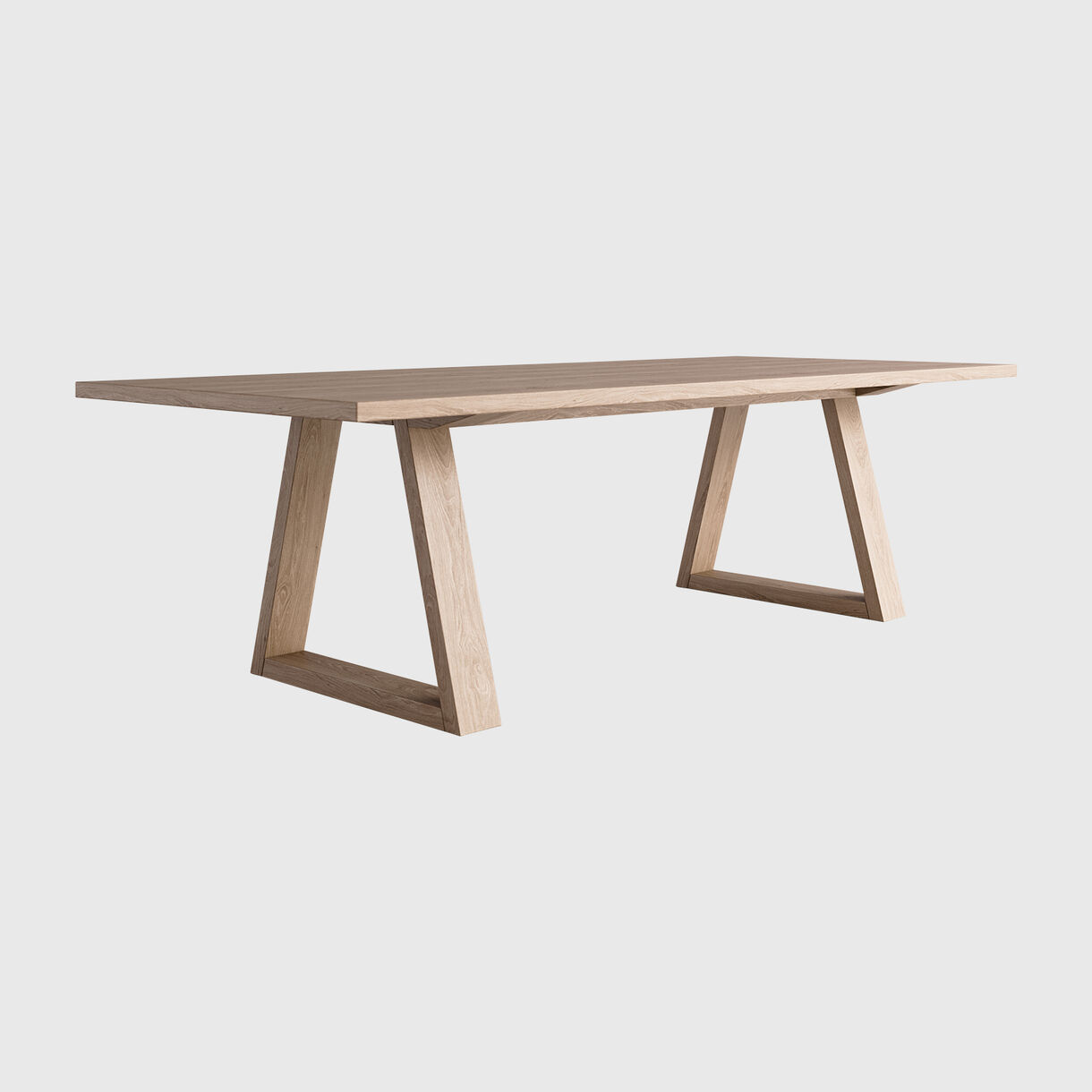 Splayed Loop Dining Table, Oak
