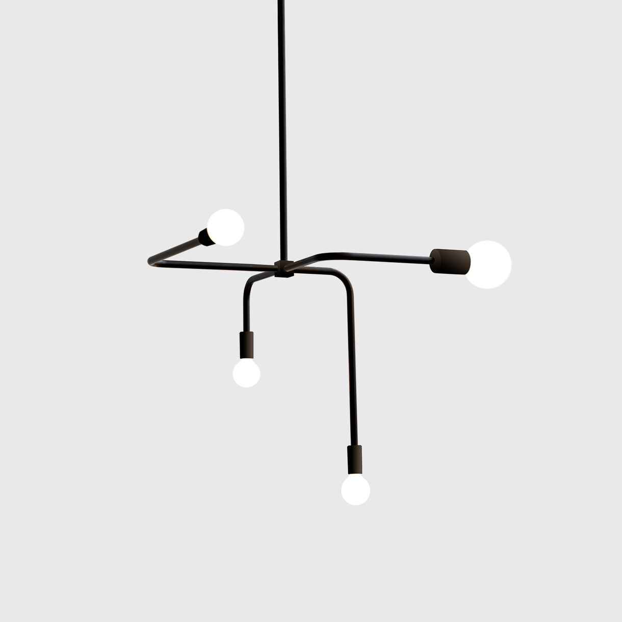 Beaubien Suspension, Black & Graphite