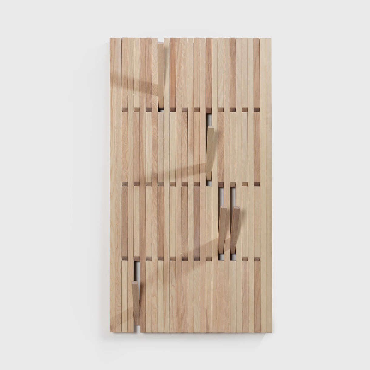 Piano Coat Rack, Large, Natural Ash