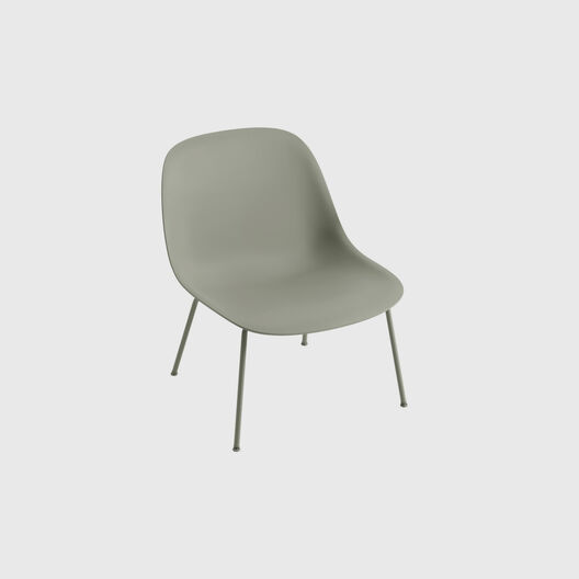 Fiber Lounge Chair, Tube Base