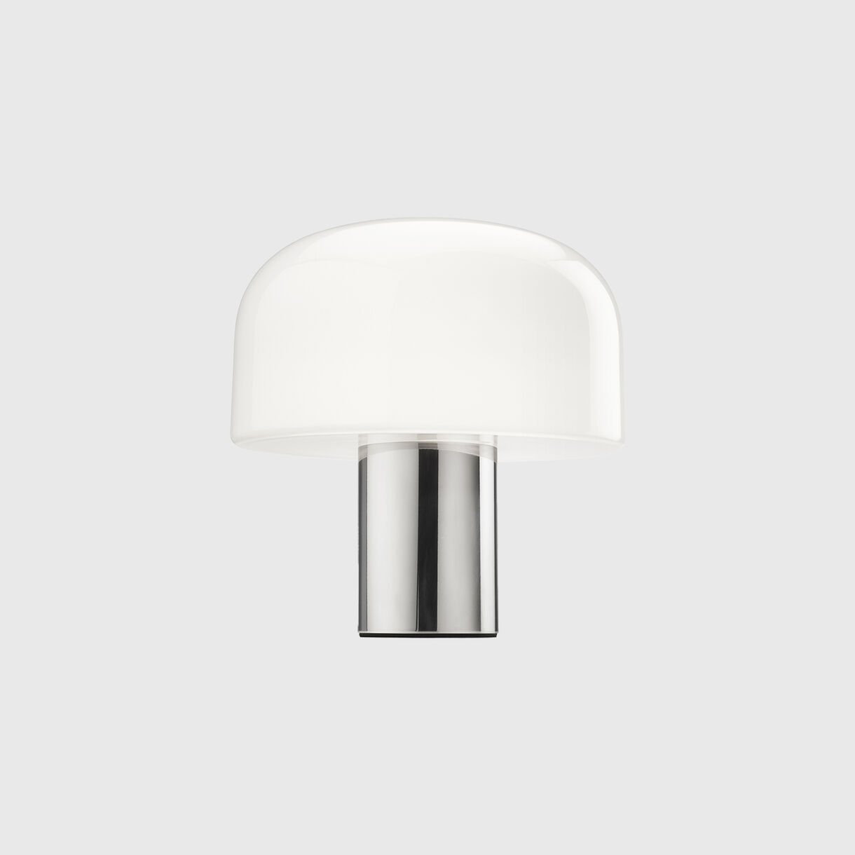 Bellhop Glass Table Lamp, Aluminium