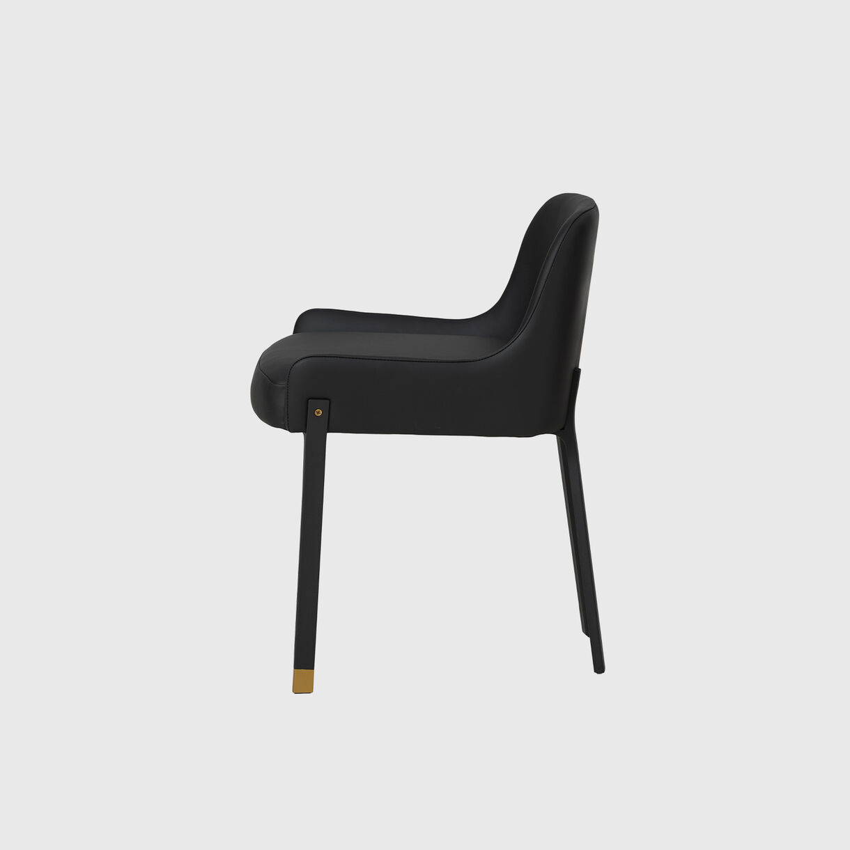 Blink Dining Chair, Bellagio Leather - Black