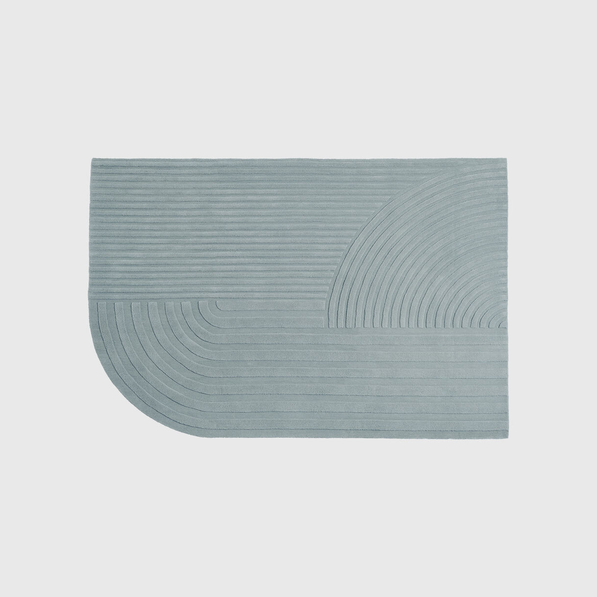 Relevo Rug, 1700 x 2400mm, Sage Green