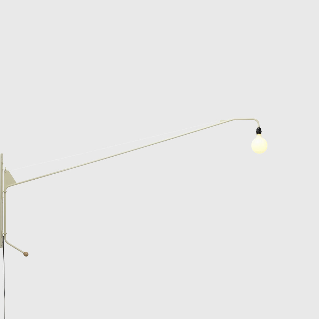 Petit Potence Wall Lamp, Ecru