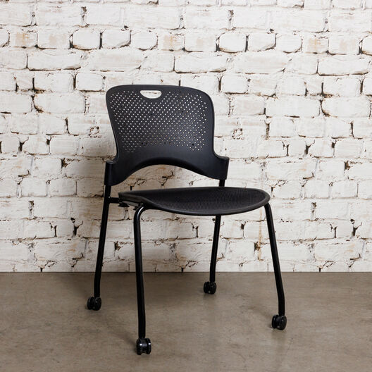 Herman Miller Caper Chair, Black, With Arms