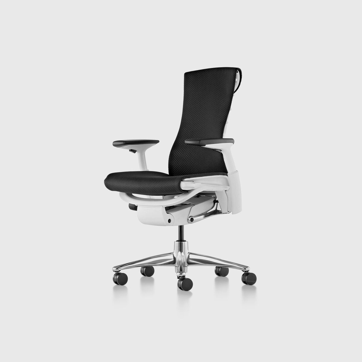 Embody Chair, Rhythm Black with White Frame