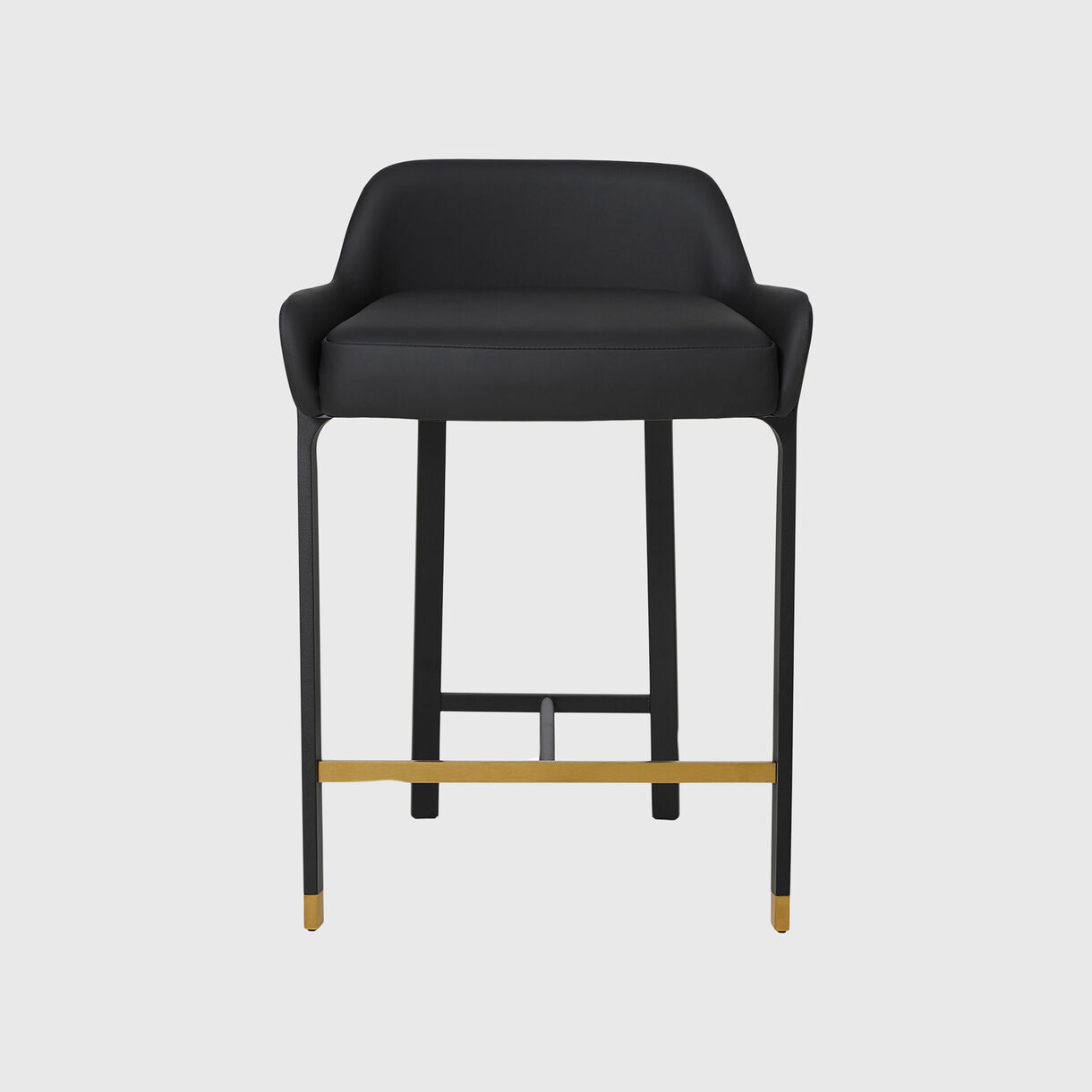 Blink Stool, Counter, Bellagio Leather - Black 7925