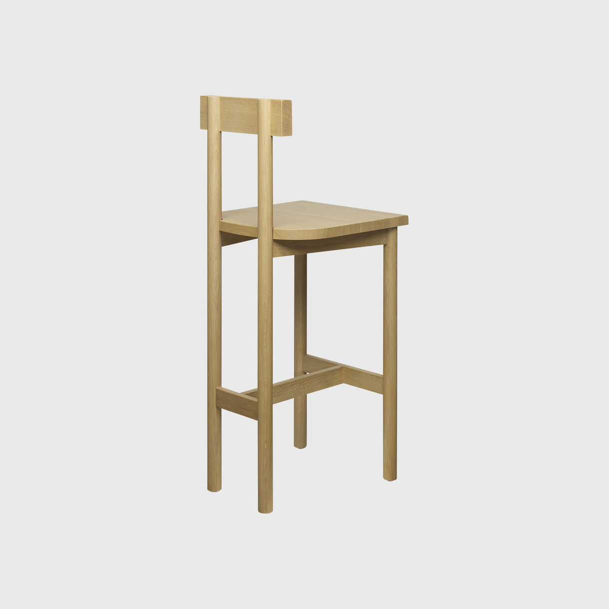 Gamar Stool, Oak