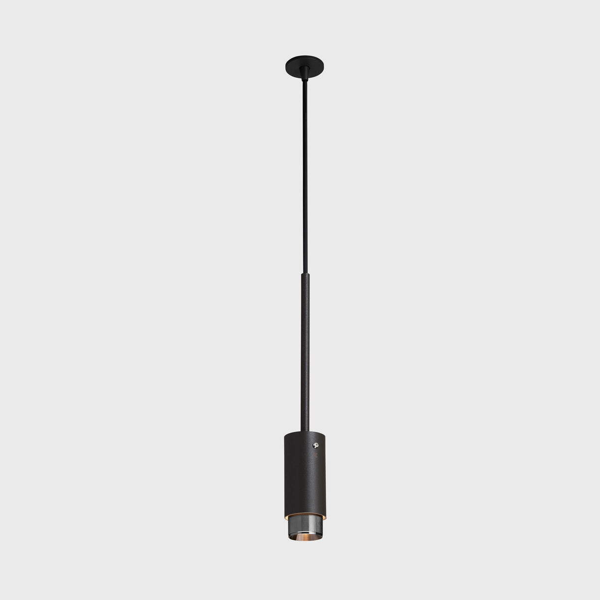 Exhaust Pendant Light, Graphite & Steel