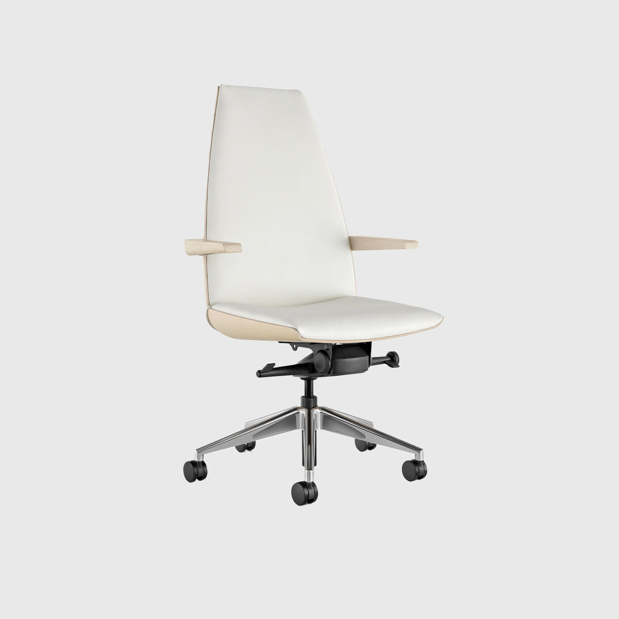 Clamshell High Back Chair, Ash