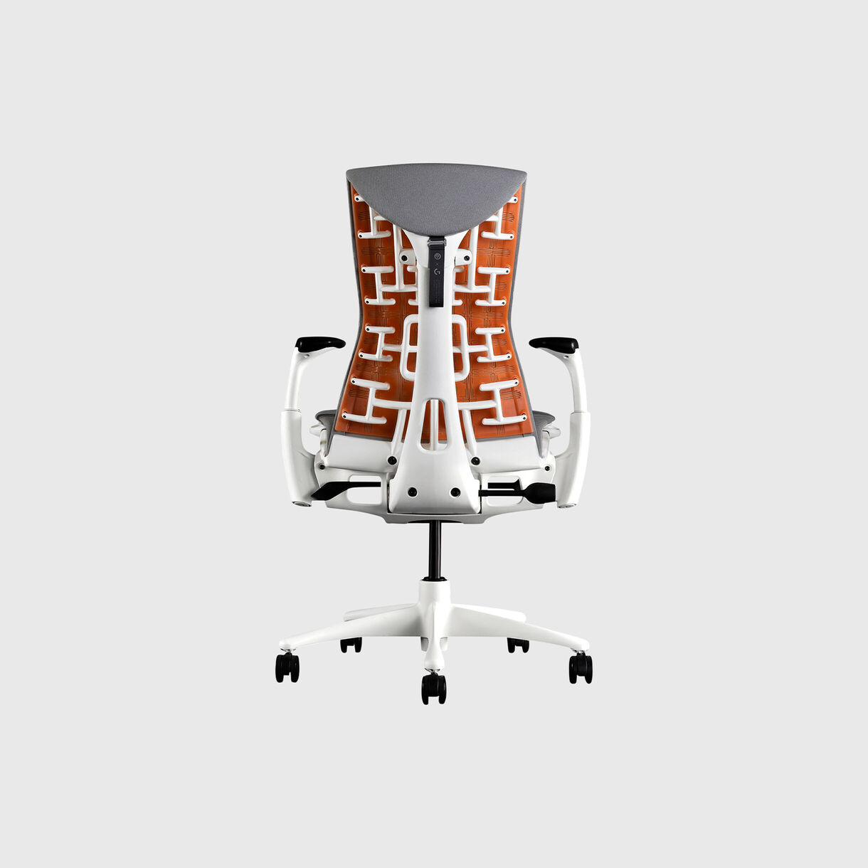 Embody Gaming Chair, White, Dark Mineral & Ignite