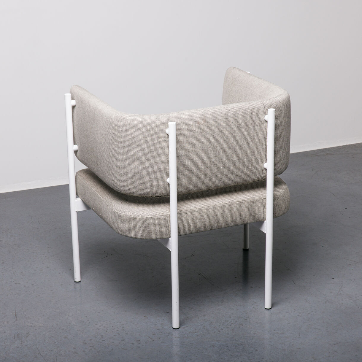 Crescent Armchair, White
