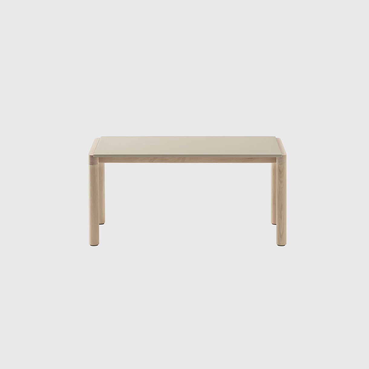 Couple Coffee Table, 840mm X 400mm, 1 Plain, Sand & Oak