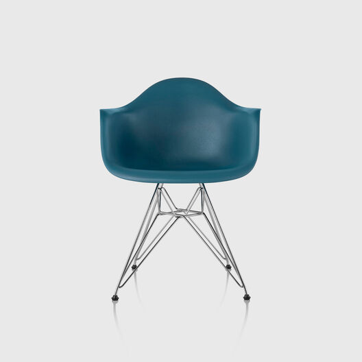 Eames® Moulded Plastic Armchair, Wire Base