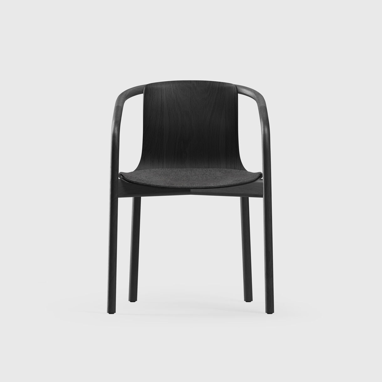 Osuu Chair, Black, Felt Pad