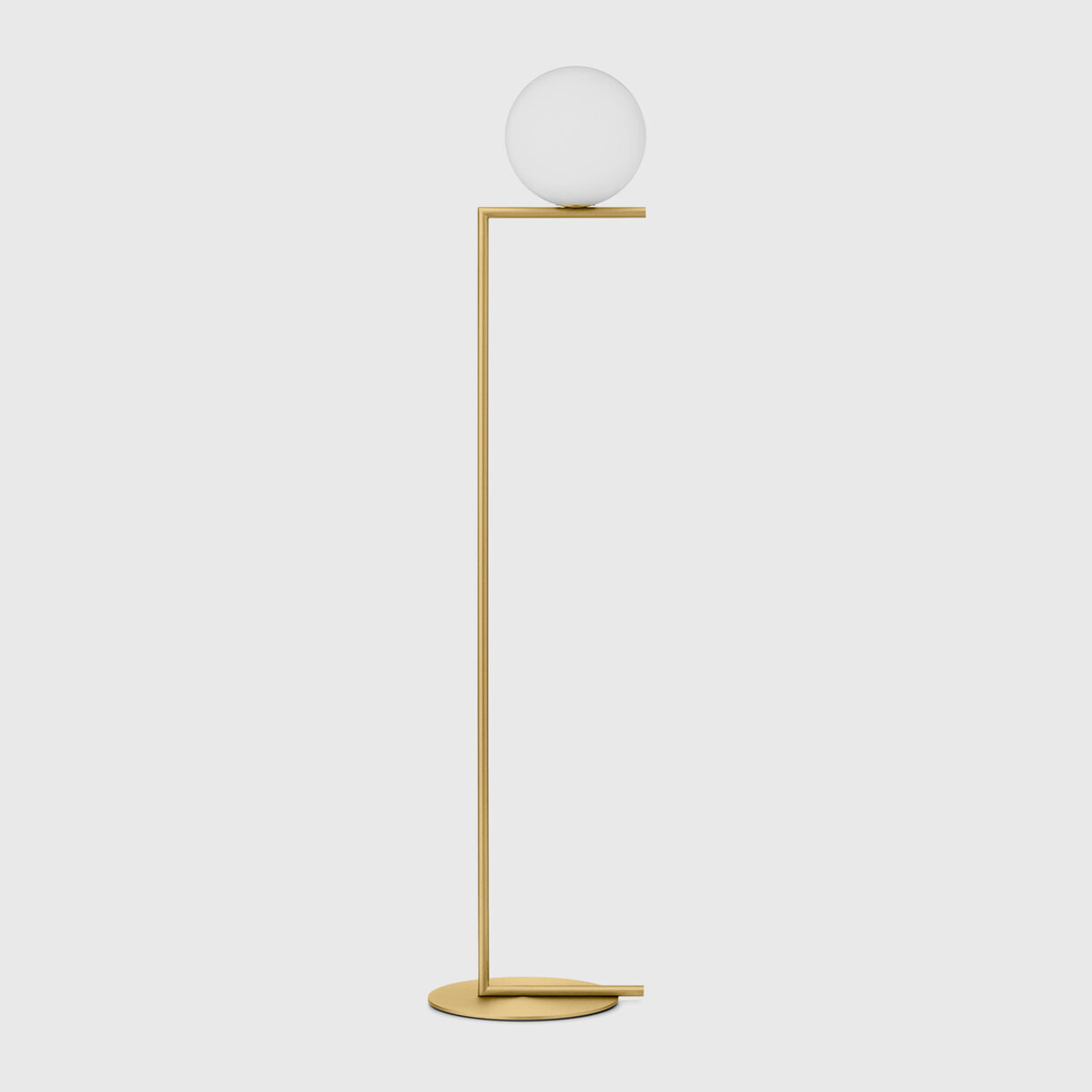 IC Floor Lamp, F1, Brass