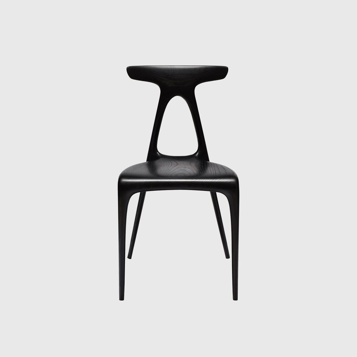 Alpha Chair, Ebonised Ash, Front