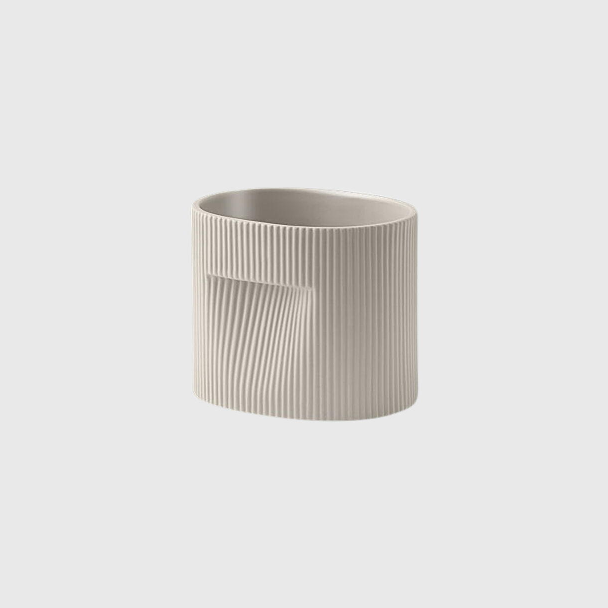 Ridge Planter, Beige, Small