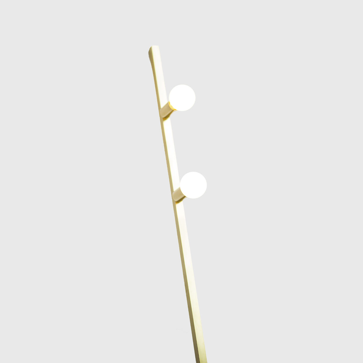 Dot 05 Line Floor Lamp, Brass