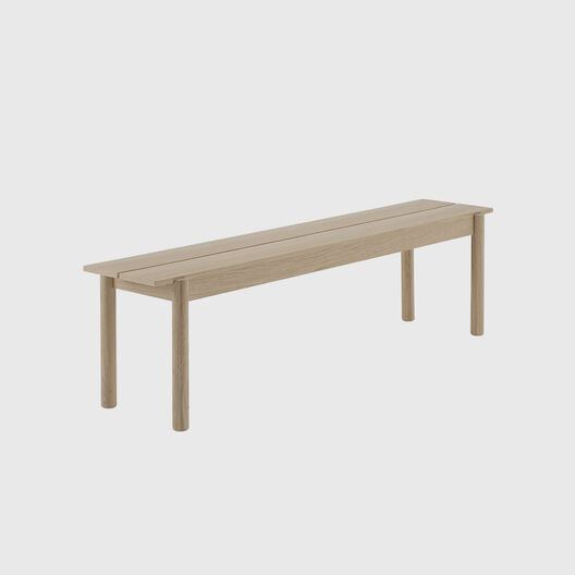 Linear Wood Bench