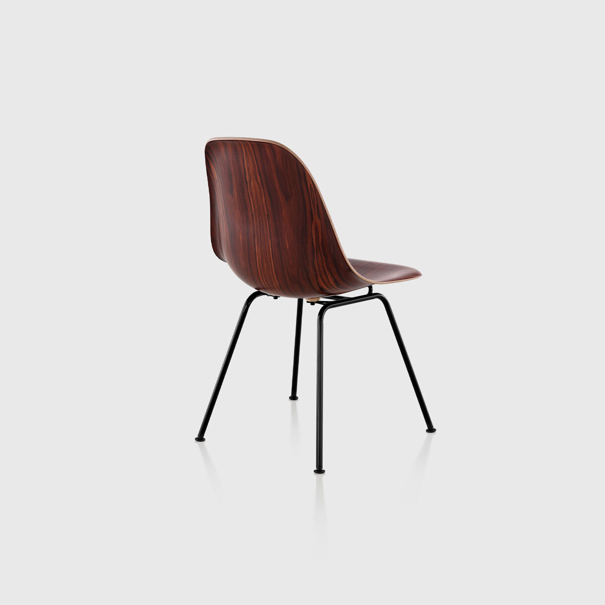 Eames Moulded Wood Side Chair, 4-Leg Base