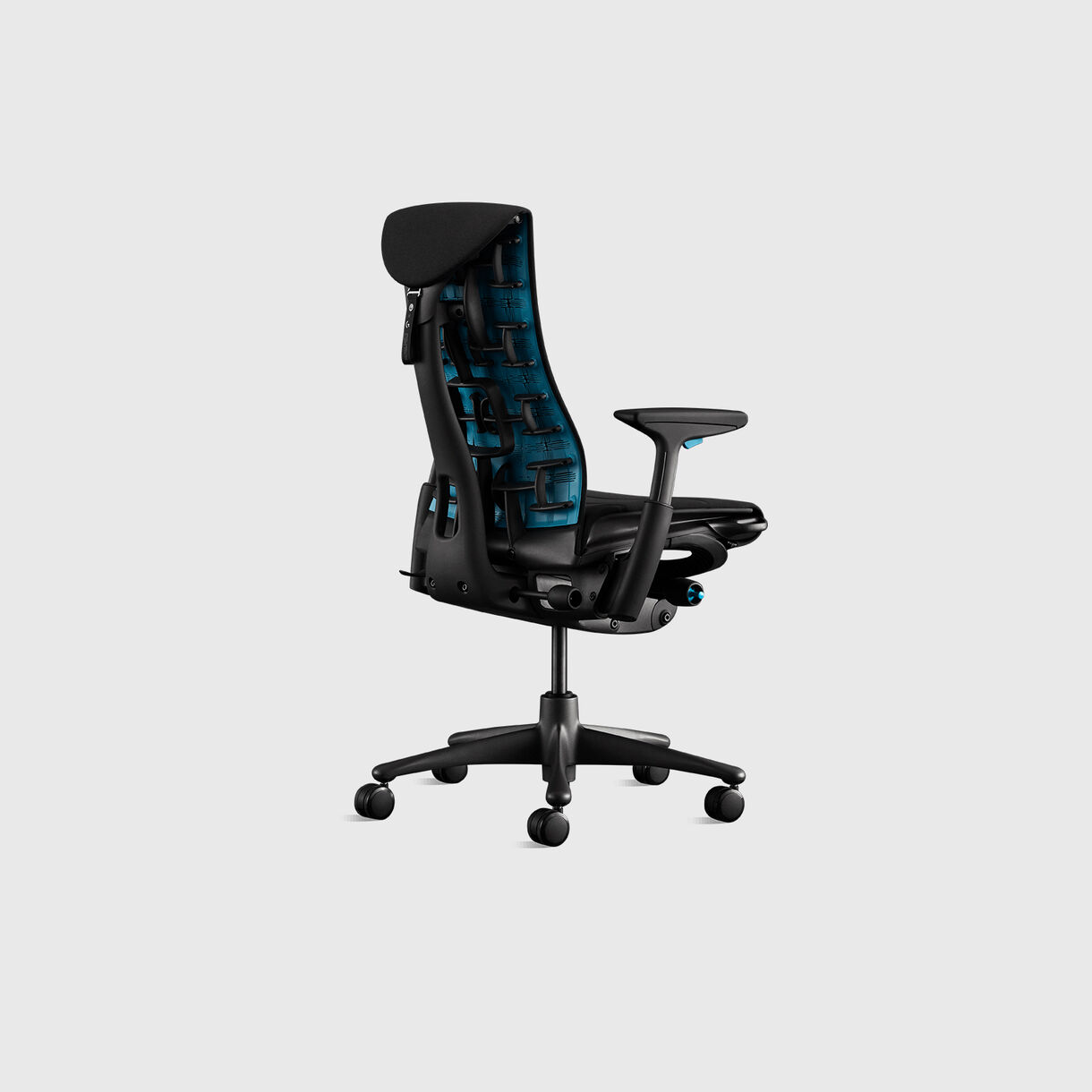 Embody Gaming Chair, Black & Cyan