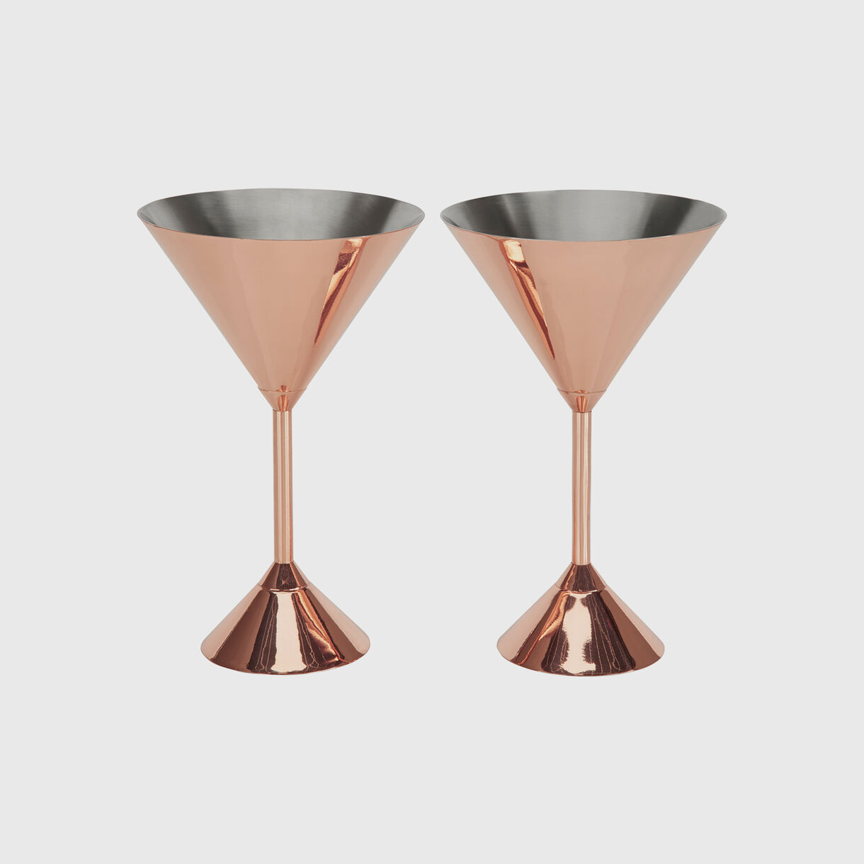 Plum Martini Glasses