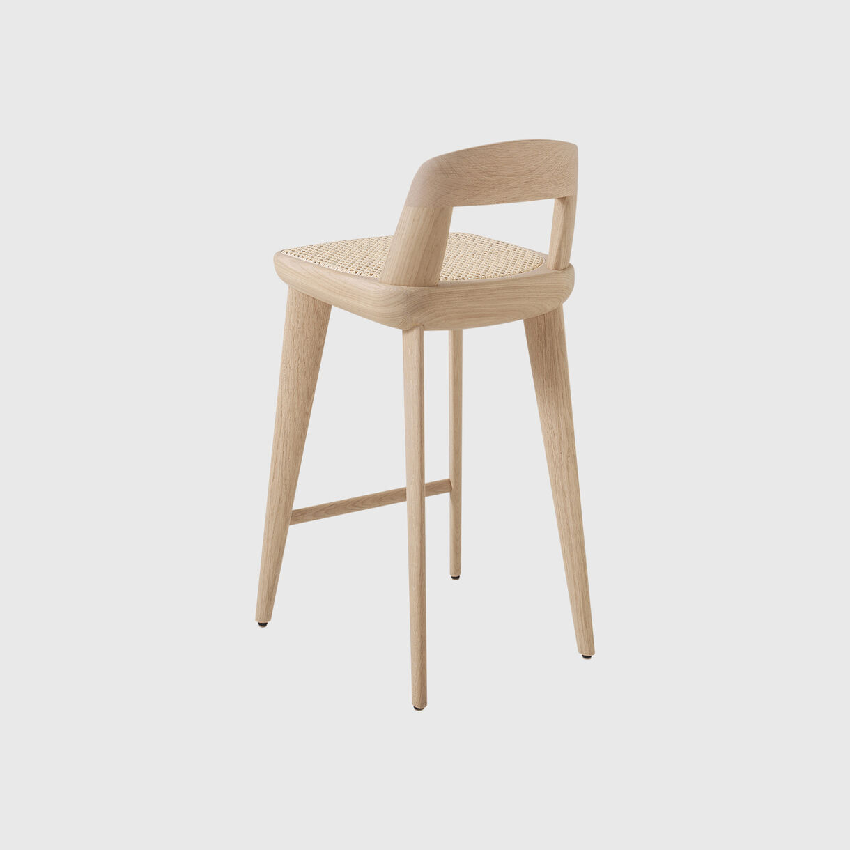 Brutus Counter Stool, Oak Vienna Cane
