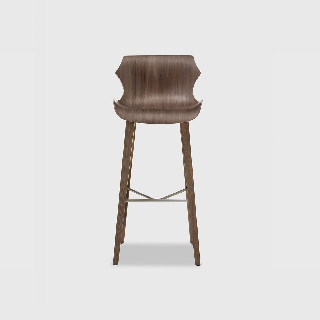 Petal Counter Stool, Walnut
