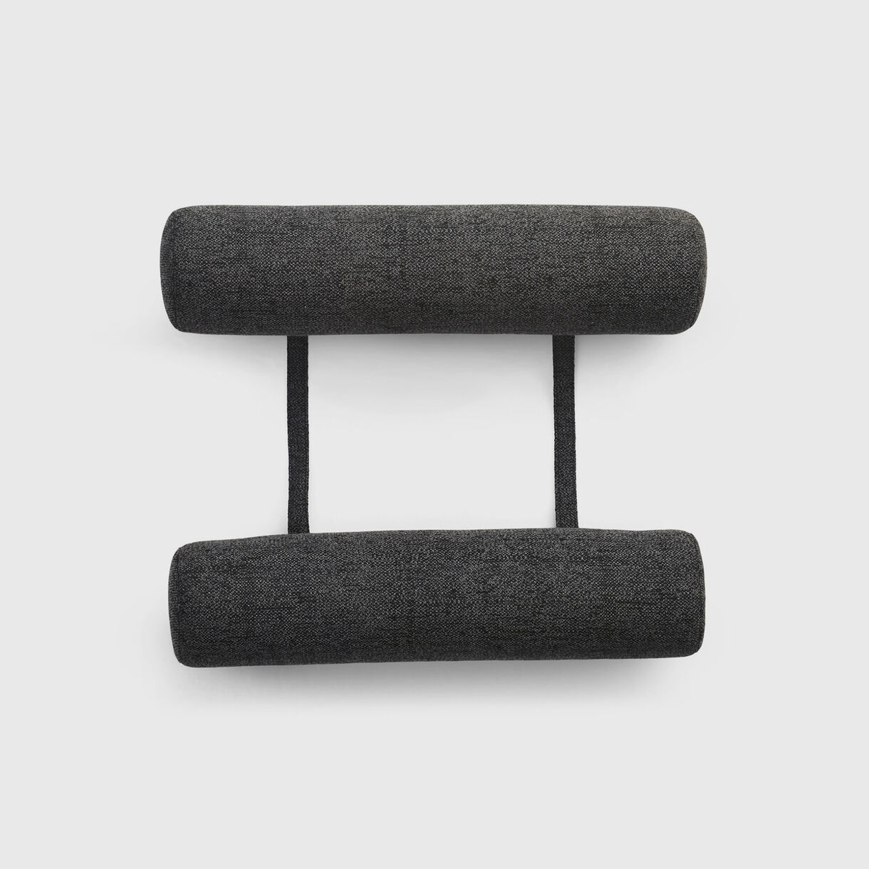 Sol+Luna Bolster Pillow Set, Sooty Anthracite