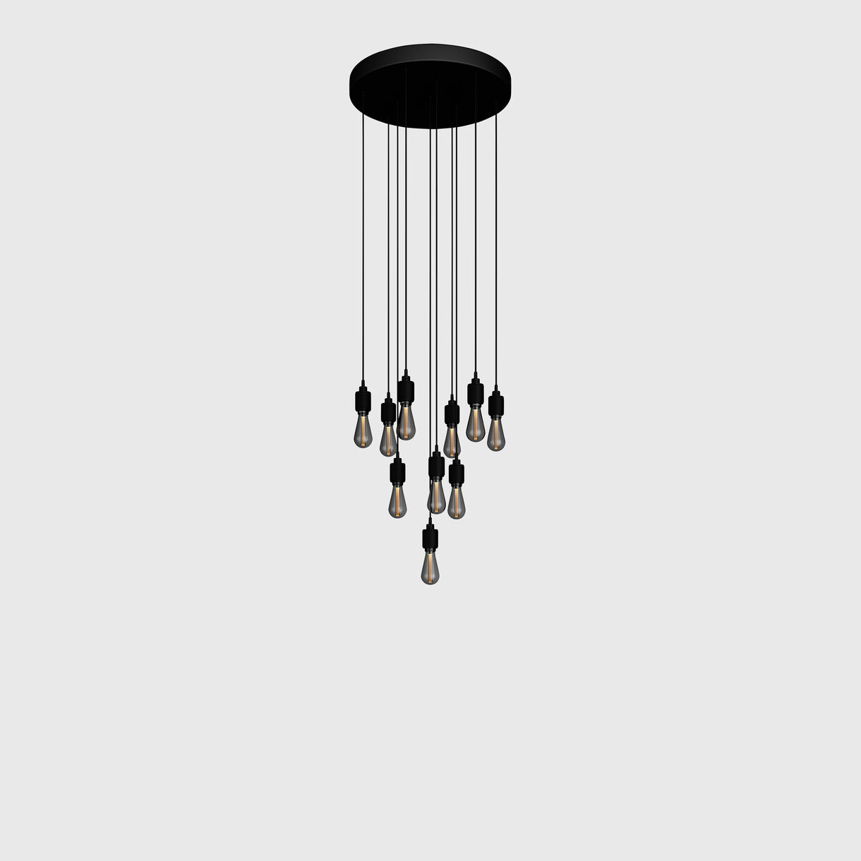 Heavy Metal Chandelier 10, Surface, Black