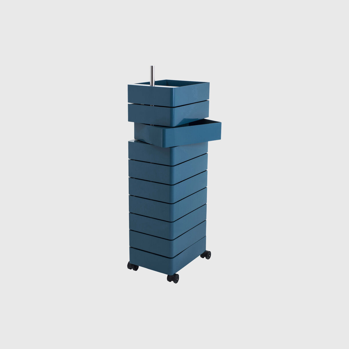 360° 10 Drawer Container, Blue