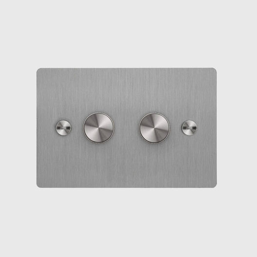2G Dimmer Switch, Cross, without Logo