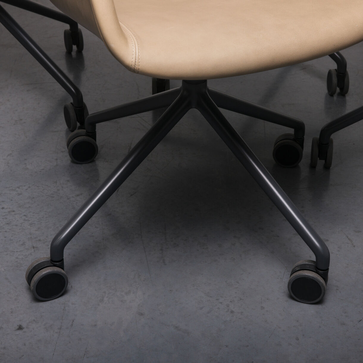 Fiber Conference Armchair, with Castors